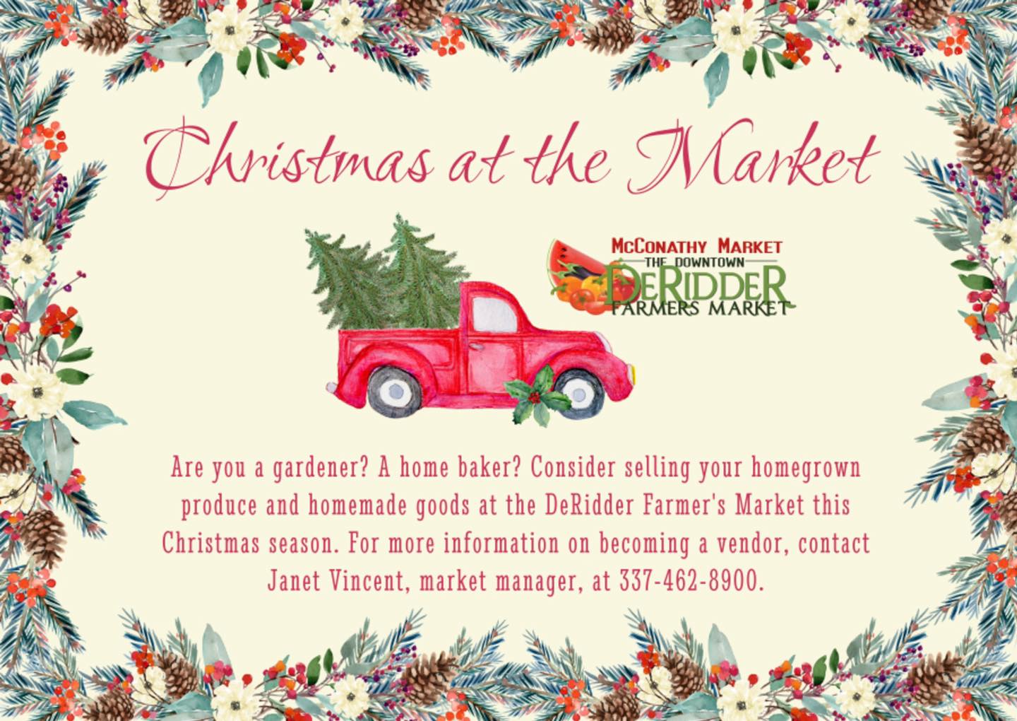 christmas at the market