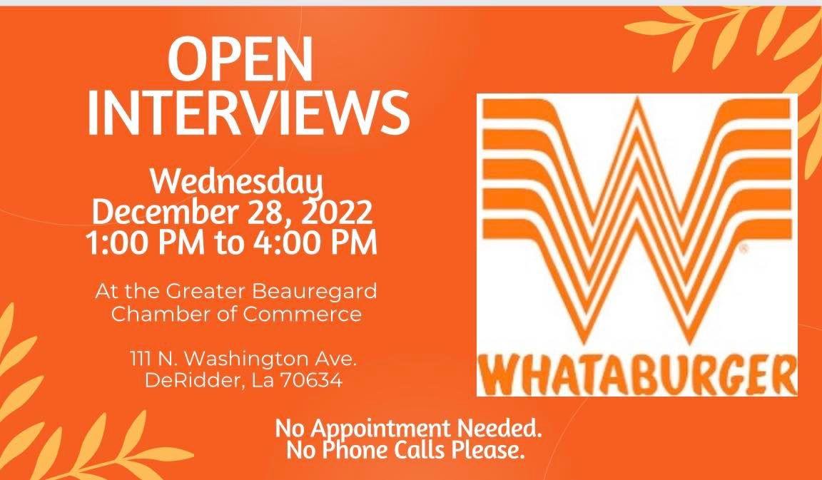 whataburger interviews